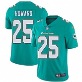 Nike Miami Dolphins #25 Xavien Howard Aqua Green Team Color NFL Vapor Untouchable Limited Jersey,baseball caps,new era cap wholesale,wholesale hats